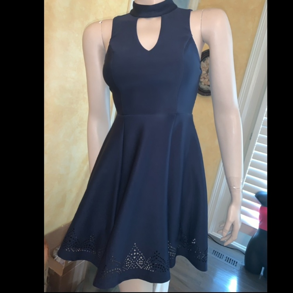 Navy party dress
